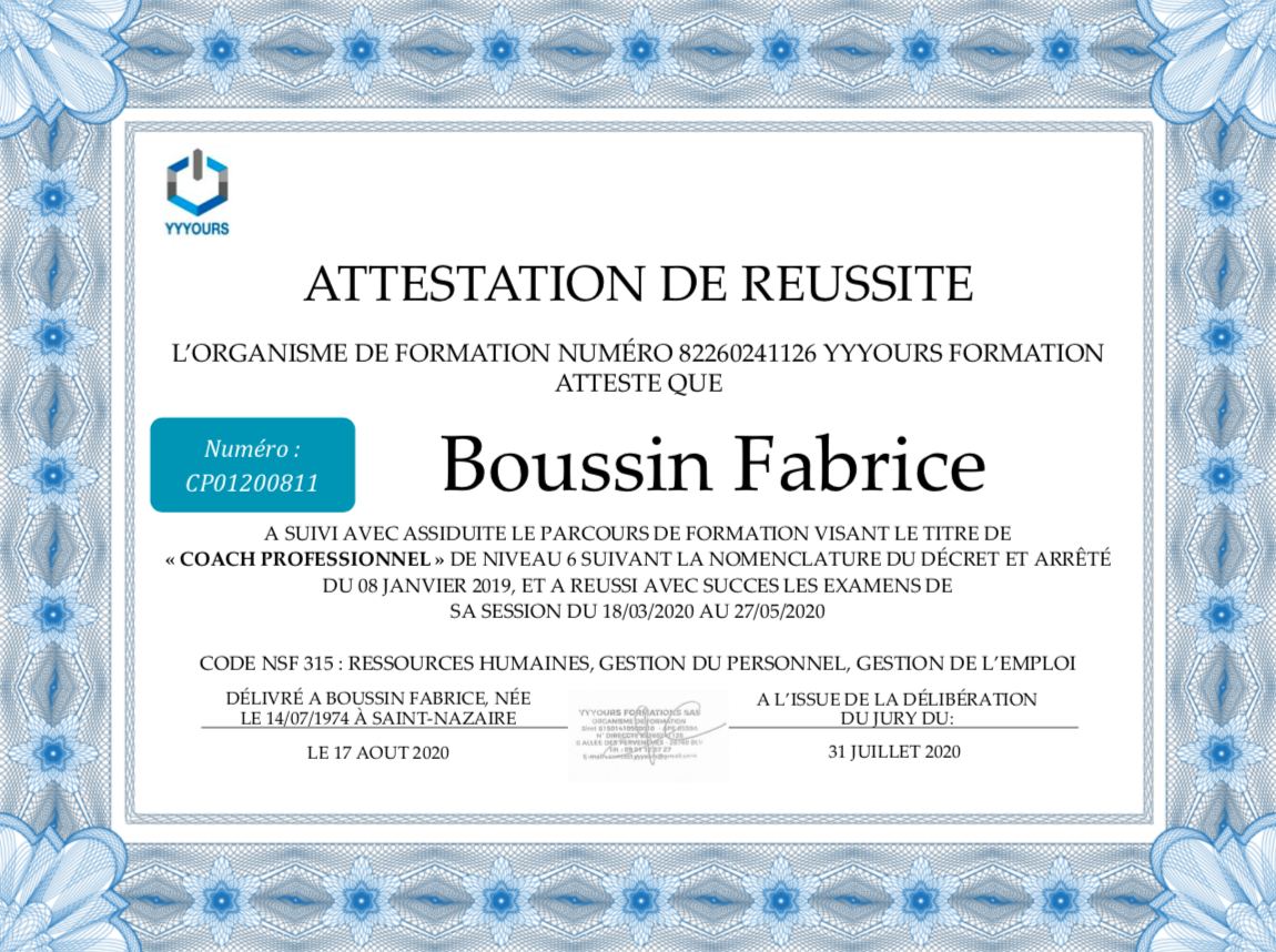 Read more about the article VITRUVIUS propose maintenant du coaching professionnel certifié !!!